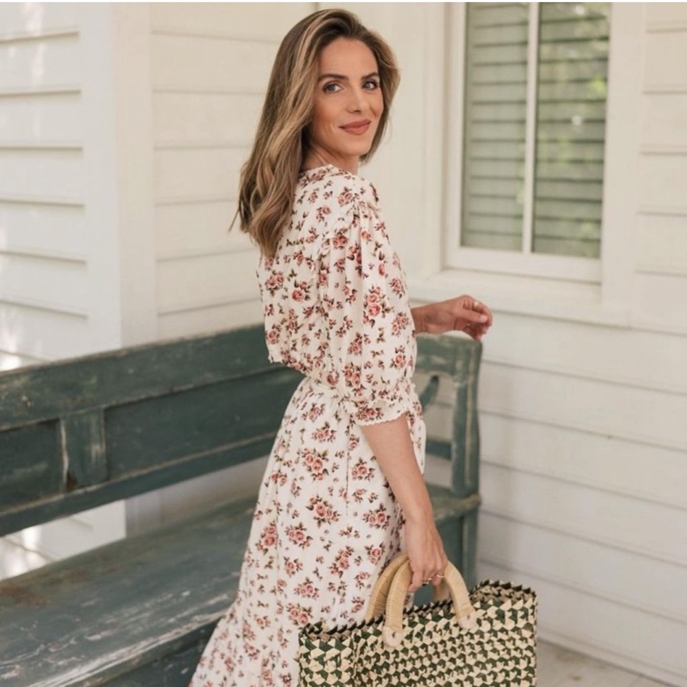 Meadows floral skirt and top set